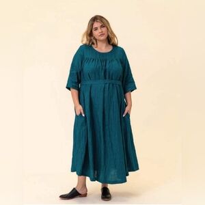 Pyne & Smith No. 35 Maxi Length Linen Dress